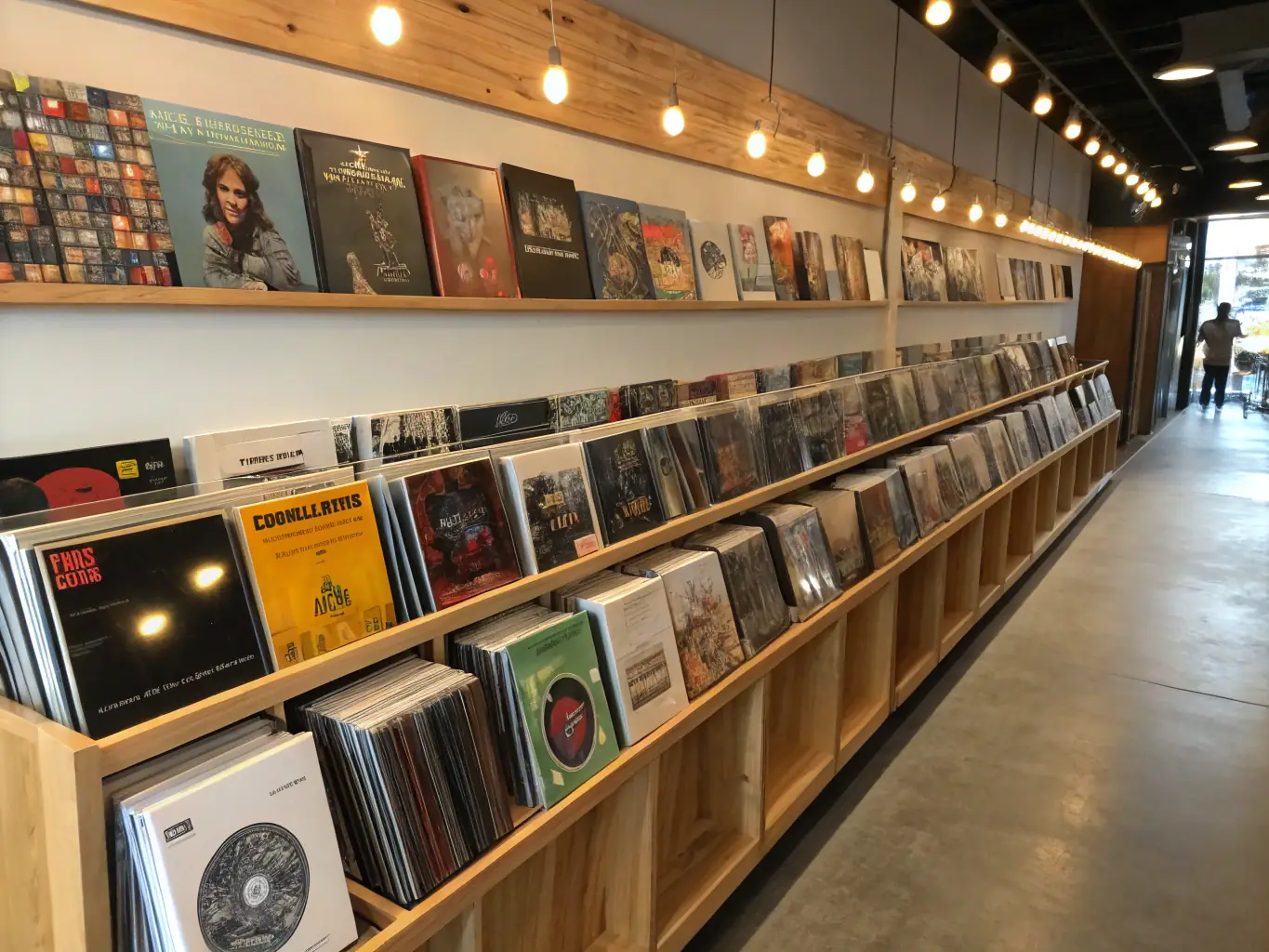 A selection of books, music, and recordings are displayed, representing the diverse range of cultural resources available at LECTURE ET CULTURE.