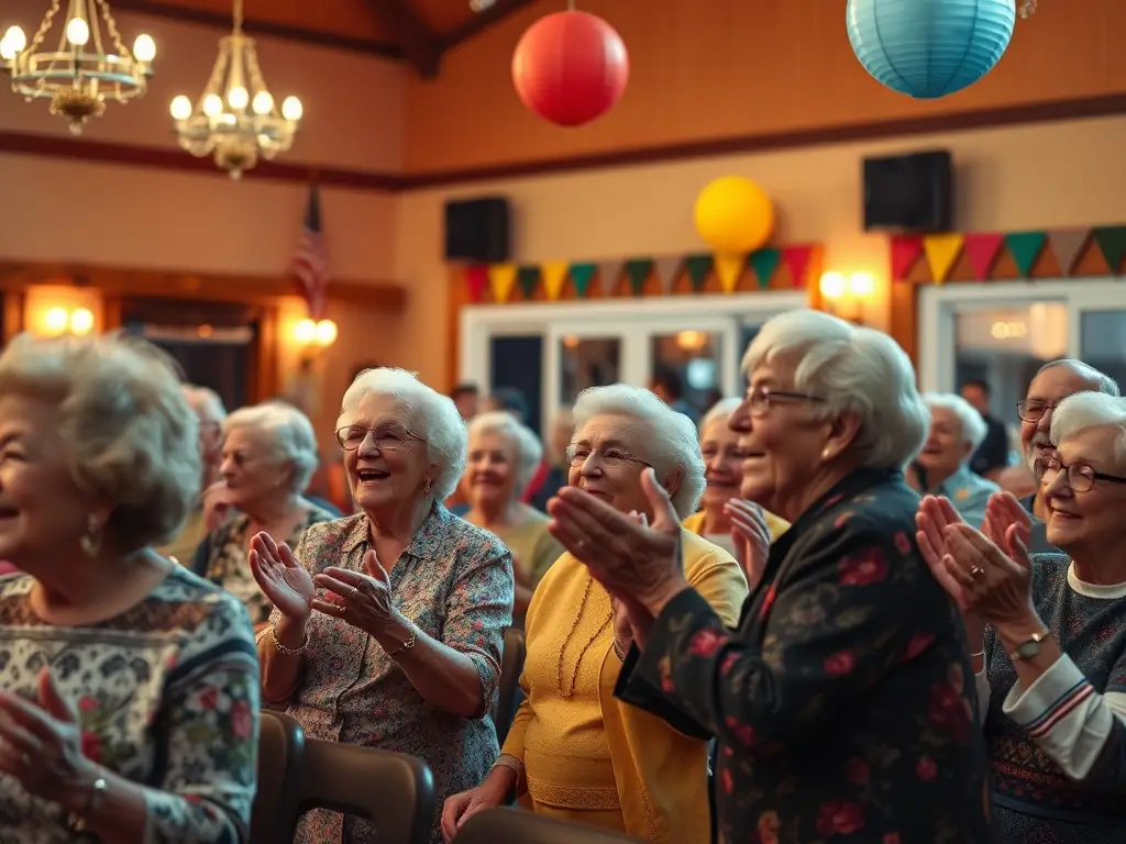 A vibrant scene from a Cultural Music Night at LECTURE ET CULTURE, featuring local musicians performing traditional music, with community members of all ages enjoying the performance.